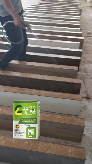 一哥蕪綠噴膠現(xiàn)場(chǎng)噴涂使用視頻